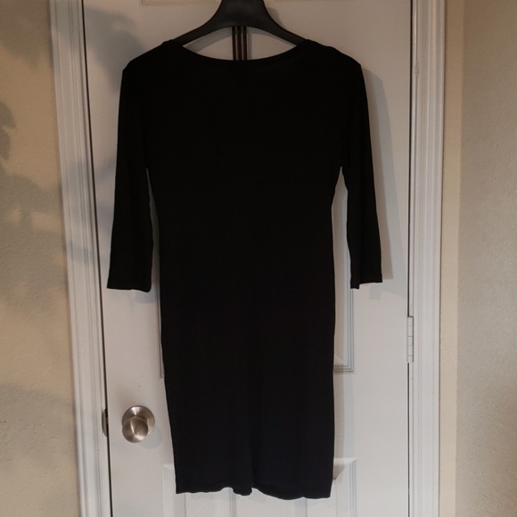 Black Dress with Pockets - Picture 4 of 4